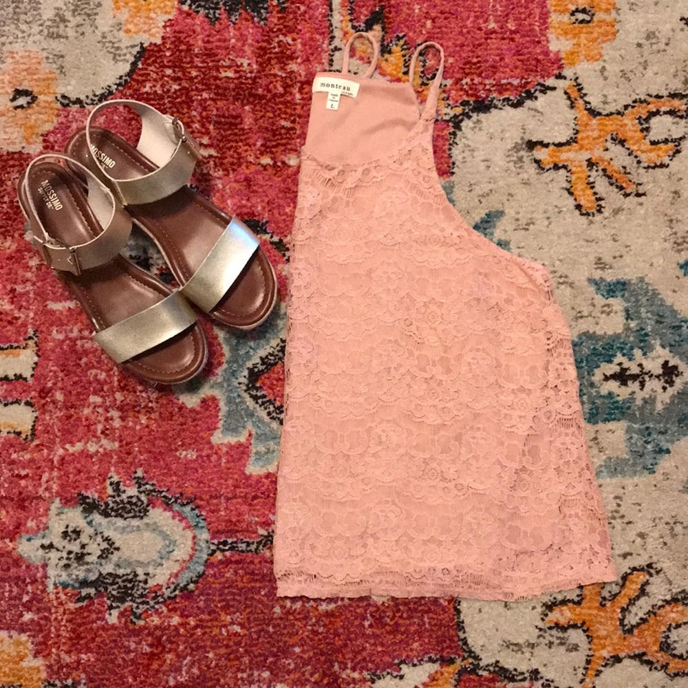 Blush Lace Tank